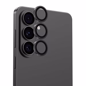 Benks rūdīta stikla stikls Warrior Lens Protector kameras aizsargstikls priekš Samsung Galaxy S26/S26 Plus (lēca 3 gab.) melns