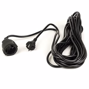 PowerPlant extension cord, 10 m, 1 socket, 2 × 1.0 mm²