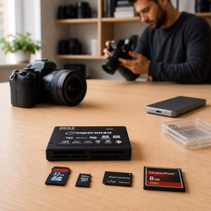 Esperanza EA119 karšu lasītājs melns USB 2.0