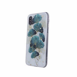 Zelta Glam viedtālruņa apvalks Samsung Galaxy S21 lapas