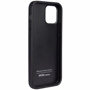 Audi синтетическая кожа iPhone 12/12 Pro 6.1" чёрный/чёрный хардкейс AU-TPUPCIP12P-TT/D1-BK