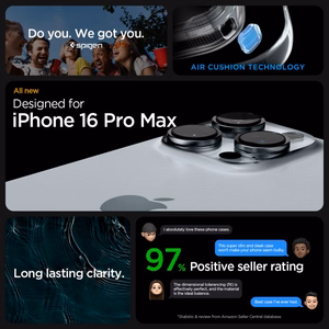 Spigen Ultra Hybrid apvalks iPhone 16 Pro Max - matēts melns