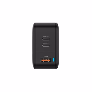 Amazing Thing Sienas lādētājs Thunder Pro GaN EUTH66W - USB + 2xType C - PD 66W melns