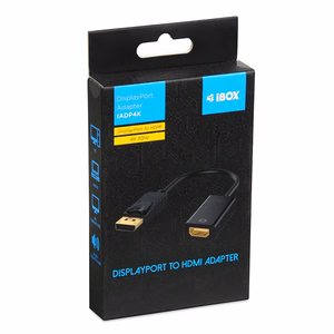 iBox IADP4K Display Port uz HDMI kabeļa adapteris