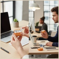 Uniq Veren macins AirPods Pro 3 - oranzs