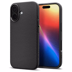 Spigen Liquid Air viedtālruņa apvalks iPhone 17 - matēts melns