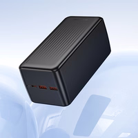 Borofone portativais ladetajs 50000mAh BJ80C Clever - 2xUSB + Type C - QC 3.0 22,5W PD 20W melns (bojats iepakojums)