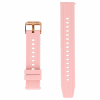 Blavec universāla pulksteņa siksna W-17 Amber 18mm silikona rozā