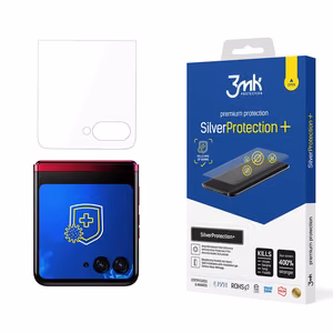 3mk SilverProtection+ – tālruņa ekrāna aizsargs modelim Motorola Razr 40 Ultra/Razr+ 2023 (front)