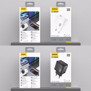 Dudao A28 45W GaN USB-C Wall Charger - Black