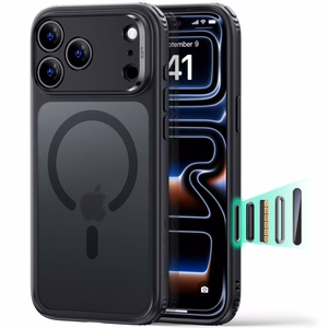 ESR Classic Hybrid MagSafe maciņš iPhone 18 Pro Max / 17 Pro Max, melns