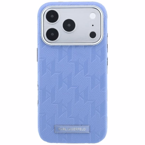 KARL LAGERFELD maciņš IPHONE 18 Pro/17 Pro saderīgs ar MagSafe (Mono Resin Logo) (krāsa: gaiši zila)