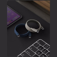 Kabelis Energea Helix 60 USB-C uz USB-C magnētisks 480Mbps 60W 1.5m melns