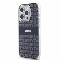 DKNY IML Mono un Stripe Magnētiskais viedtālruņa apvalks iPhone 15 Pro Max - melns