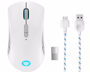 Lenovo Legion M600 Wireless Gaming mouse Ambidextrous RF Wireless + Bluetooth + USB Type-A Optical 16000 DPI