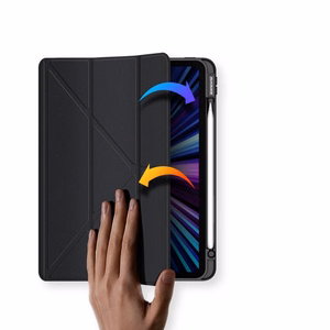 DUX DUCIS apvalks MAGI ar zīmuļa turētāju iPad Pro 11 (2018/2020/2021/2022) melns