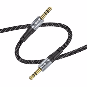 AUX kabelis Jack 3,5 mm uz Jack 3,5 mm Hoco 1 m UPA26 melns
