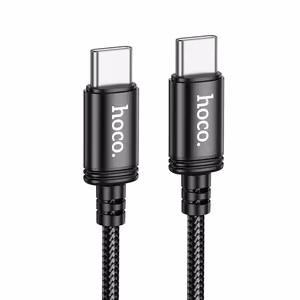 Кабель USB C to USB C Hoco 3A 60W 2 m X89 черный