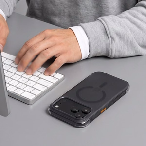 Tech-Protect MagAir MagSafe CC vāciņš modelim iPhone 18 Pro / 17 Pro – matēti melns