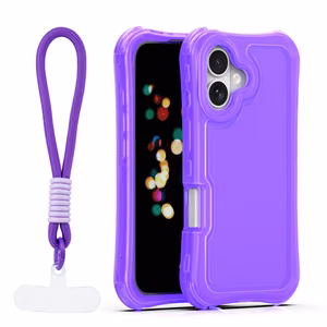 Safepop maciņš ar siksniņu priekš iPhone 16 6,1" violets