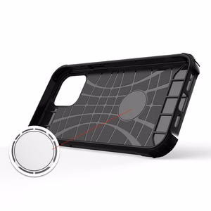 Hybrid Armor viedtālruņa apvalks iPhone 14 Plus bruņots hibrīda apvalks melns
