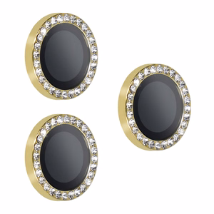 Закалённое стекло Hard Diamond для камеры (LENS) для iPhone 17 Pro / 17 Pro Max золотой (объектив 3 шт.)