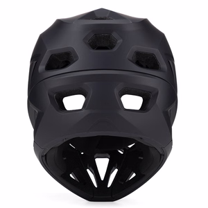 Wozinsky pilnas sejas velosipēda ķivere ar noņemamu vizieri, 60–62 cm, melna