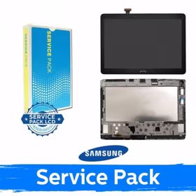 LCD Displejs Saderīgs ar Samsung P600 / P605 Note 10.1'' 2014 Melns (Service Pack)