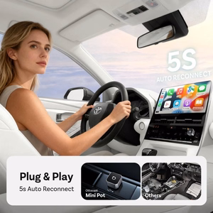 Wireless CarPlay/Android Auto adapter Ottocast Mini Cube black