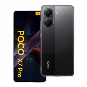Caurspīdīgs viedtālruņa apvalks 2 mm XIAOMI POCO X7 PRO (kameras aizsardzība) caurspīdīgs