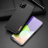 Dux Ducis Fino apvalks pārklāts ar neilona materiālu Samsung Galaxy A22 4G melns