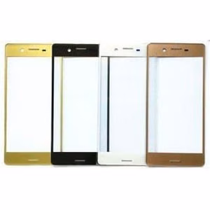 Ārējais ekrāna stikls priekš Sony Xperia X F5121, melns, HQ