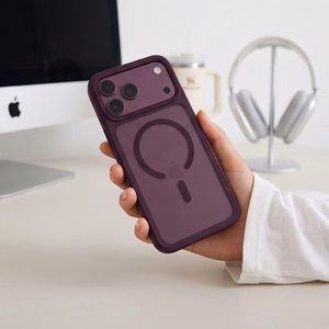 Tech-Protect Magmat MagSafe CC maciņš iPhone 18 Pro Max / 17 Pro Max, matēts bordo