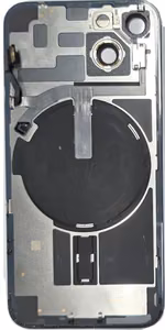 Battery cover iPhone 14 Midnight (with metal frame and flex) original (used Grade B)