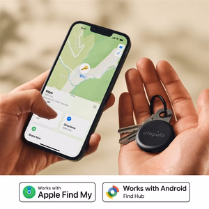 Chipolo LOOP – uzlādējams Bluetooth izsekotājs ar silikona cilpu iOS & Android, 4col_Charcoal
