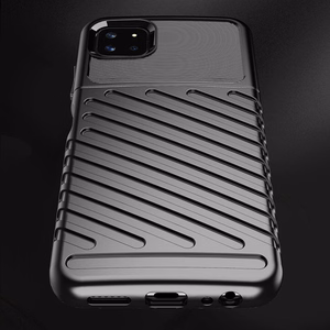 Thunder viedtālruņa apvalks elastīgs izturīgs robusts TPU apvalks Samsung Galaxy A22 5G zils