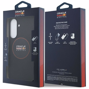 Red Bull vāks Samsung A57 (Meshed PU Red Ring & Metal Buttons) tumši zils