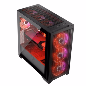 MODECOM VOLCANO EXPANSE T APEX ARGB MIDI datora korpuss, melns