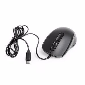 Mouse Omega OM441BC optical USB-C, black pearl