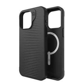 ZAGG Luxe Snap viedtālruņa apvalks ar MagSafe iPhone 15 Pro Max - melns