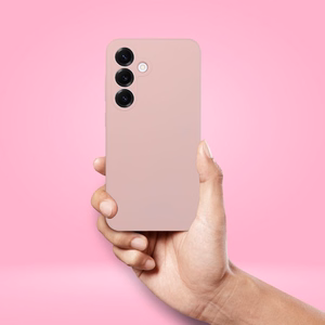 Silikona 2mm viedtālruņa apvalks MOTOROLA G56 5G smilšu rozā krāsā