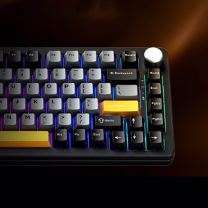 Machenike K600-B82W Bezvadu mehāniskā spēļu tastatūra ar apgaismojumu GR Silver Switch - melns
