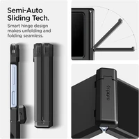 Spigen Tough Armor Pro Mag Magnētiskais viedtālruņa apvalks Samsung Galaxy Z Flip 6 / 7 FE - melns