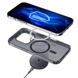3mk Sarmots Magnētiskais viedtālruņa apvalks iPhone 12 Pro Max - melns