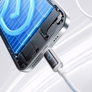 USB kabelis Joyroom S-A55 USB-A uz Lightning 3A 1,2 m, balts