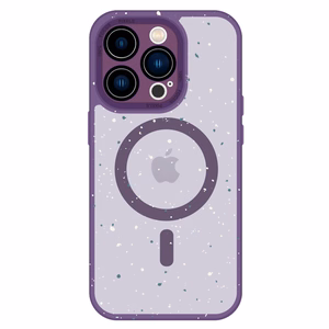Tel Protect Magnētiskais Splash matētais viedtālruņa apvalks Iphone 15 Pro Max (m) - violets