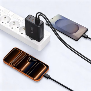 Tech-Protect NC140W-GAN 4 portu 140 W sienas lādētājs - melns