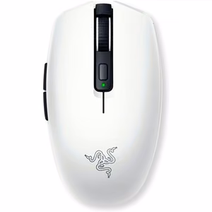 Razer Orochi V2 – spēļu pele, bezvadu, 2.4 GHz un Bluetooth, balta