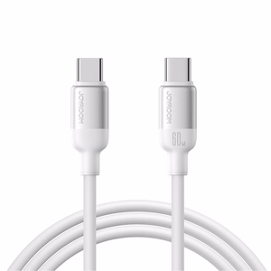 Joyroom S-A62 Lively Series 60W USB-C - USB-C kabelis 1.2m - balts