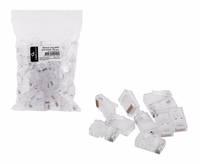 Cablexpert PLUG3UP6/100 vadu savienotājs caurspīdīgs